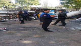 Bursada hurdacılara çalıntı mazgal denetimi