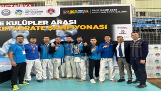 Büyükşehir Karate Takımı, Şampiyonayı üçüncü tamamladı