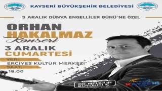 Büyükşehirden 3 Aralık Dünya Engelliler Gününe özel konser