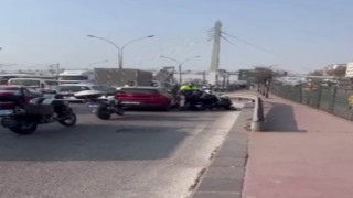 Çaldığı ağabeyinin otomobili ile kaçarken baltayı taşa vurdu