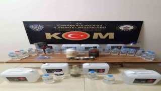 Çanakkale polisinden sahte alkol operasyonu