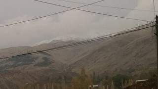 Çelikhana yılın ilk karı yağdı