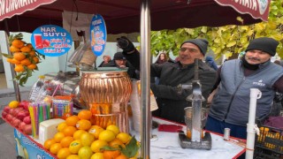 Çeyrek asırdır portakal ve nardan geçimini sağlıyor