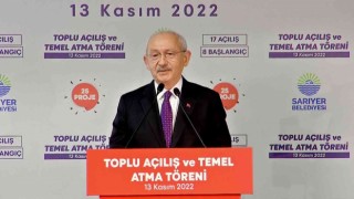 CHP lideri Kılıçdaroğlu, Sarıyerde toplu açılış törenine katıldı