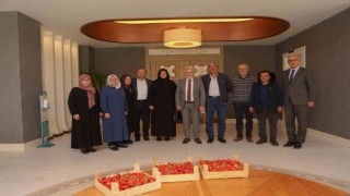 Çilek üreticisi kadınlara Başkan Erdemden tam destek