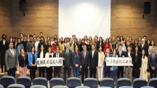Çin Halk Cumhuriyeti Ankara Büyükelçisi Shaobinx, NEVÜlü öğrencilerle bir araya geldi