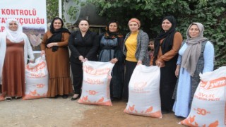 Cizrede vatandaşa 2 bin tavuk, 24 bin ton yem dağıtıldı