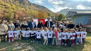 Çukurcada fidan dikimi yapıldı