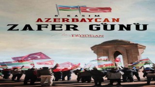 Cumhurbaşkanı Erdoğan Azerbaycanın 8 Kasım Zafer Gününü kutladı