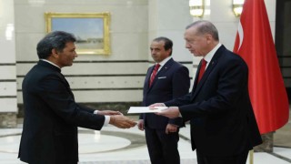 Cumhurbaşkanı Erdoğan, Hindistan Büyükelçisi Paulu kabul etti