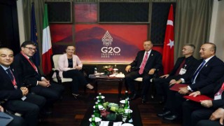 Cumhurbaşkanı Erdoğan, İtalya Başbakanı Meloni ile görüştü