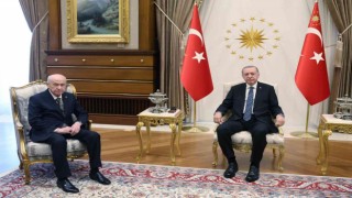 Cumhurbaşkanı Erdoğan, MHP Lideri Bahçeli görüşmesi sona erdi