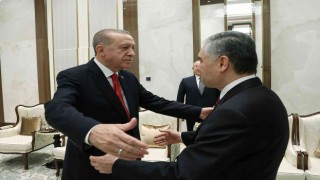 Cumhurbaşkanı Erdoğan, Türkmenistan eski Cumhurbaşkanı Berdimuhammedov ile görüştü