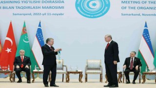 Cumhurbaşkanı Erdoğana Özbekistanda Türk Dünyası Ali Nişanı takdim edildi