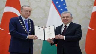 Cumhurbaşkanı Erdoğana Özbekistanda Yüksek Düzeyli İmam Buhari Nişanı