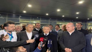 Cumhurbaşkanı Yardımcısı Oktay ile İçişleri Bakanı Soylu yaralıları ziyaret etti