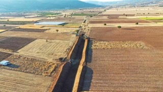 Denizli ovalarında 32 bin metre tahliye kanalı açıldı