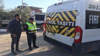 Didimde okul servis araçları denetlendi