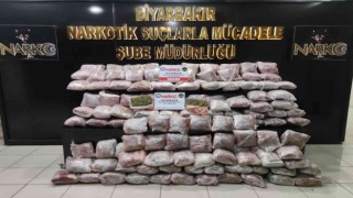 Diyarbakırda 104 kilo ‘skunk ele geçirildi