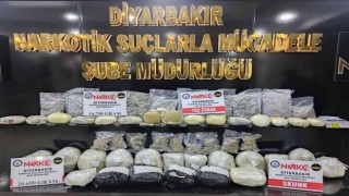 Diyarbakırda 44 kilo 263 gram uyuşturucu ele geçirildi: 8 zanlı tutuklandı