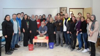 DPÜde Çark Sanatı Uygulaması etkinliği