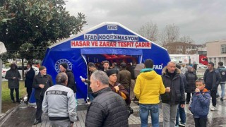 Düzcede vatandaşların hasar başvuruları alınmaya devam ediyor