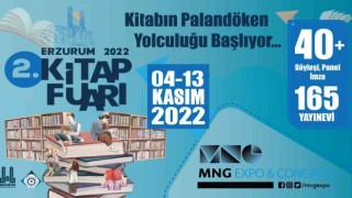 Edebiyat dünyasının kalbi, Erzurum MNG Expo Kitap Fuarında atacak
