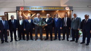 Efeler Kaymakamı Arıkan, Aydın Ticaret Borsası Yönetimini ağırladı
