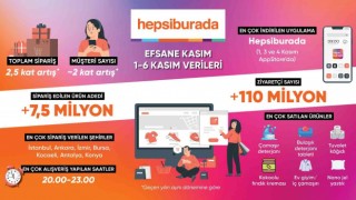 Efsane Kasımın ilk 6 gününde 7,5 milyon ürün satıldı