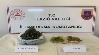 Elazığda 1,5 kilo esrar ele geçirildi: 2 gözaltı