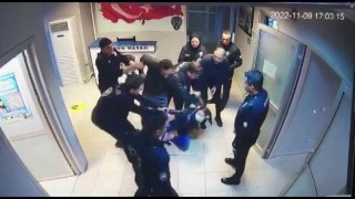 Emre Aşıkın eski eşi Yağmur Sarnıçın Maltepede polis merkezini birbirine kattığı anlar kamerada