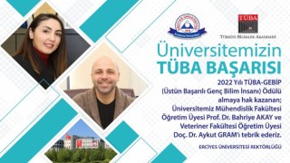 ERÜye TÜBAdan 2 ödül