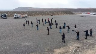 Erzincanda polislere terör ve asayiş olaylarına müdahale eğitimi