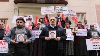 Erzincandan giden iki aile Diyarbakır annelerinin oturma eylemine katıldı