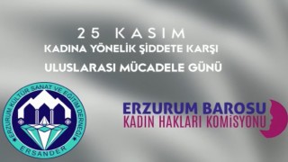 Erzurumlu kadınlar seslerini yükseltti