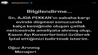 Evinde düşerek kalça kemiğini çatlatan Ajda Pekkan ameliyata alındı