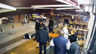 Fatihte 16 yaşındaki gencin öldürüldüğü anlar kamerada