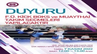 Fırat Üniversitesi kick boks ve muaythai takım seçmeleri yapacak