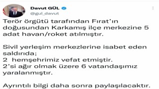 Gaziantepe roketli saldırıda 2 kişi öldü, 6 kişi yaralandı