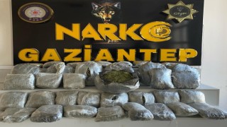 Gaziantepte 33 kilo uyuşturucu ele geçirildi