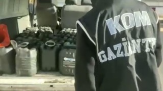Gaziantepte kaçak akaryakıt ve sahte alkol operasyonu