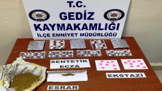 Gedizde uyuşturucu operasyonunda 5 gözaltı