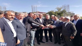Gergerde yapılacak cami ve taziye evinin temeli atıldı