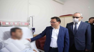 Gittikleri ihbarda yaralanan polis ve bekçinin tedavisi sürüyor