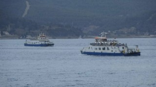 Gökçeadaya yarınki feribot seferlerine fırtına engeli