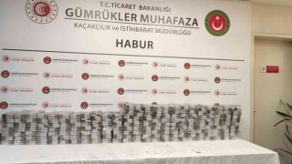 Habur Sınır Kapısında kaçak sigara operasyonları