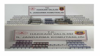 Hakkaride 3 bin 951 paket kaçak sigara ele geçirildi
