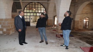 Hanide tarihi Ulu Caminin restorasyon çalışmaları başladı