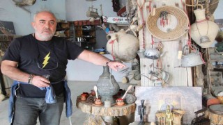 Hasankeyfli turizmci yüzlerce yıllık eşyaları toplayıp küçük bir müzeye dönüştürdü
