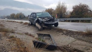 Hastaneye giderken kaza yaptılar